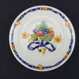 Bernardaud in Limoges, pair of bread plates with Borghese decoration