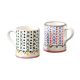 Set of 2 cups "grant & bell"