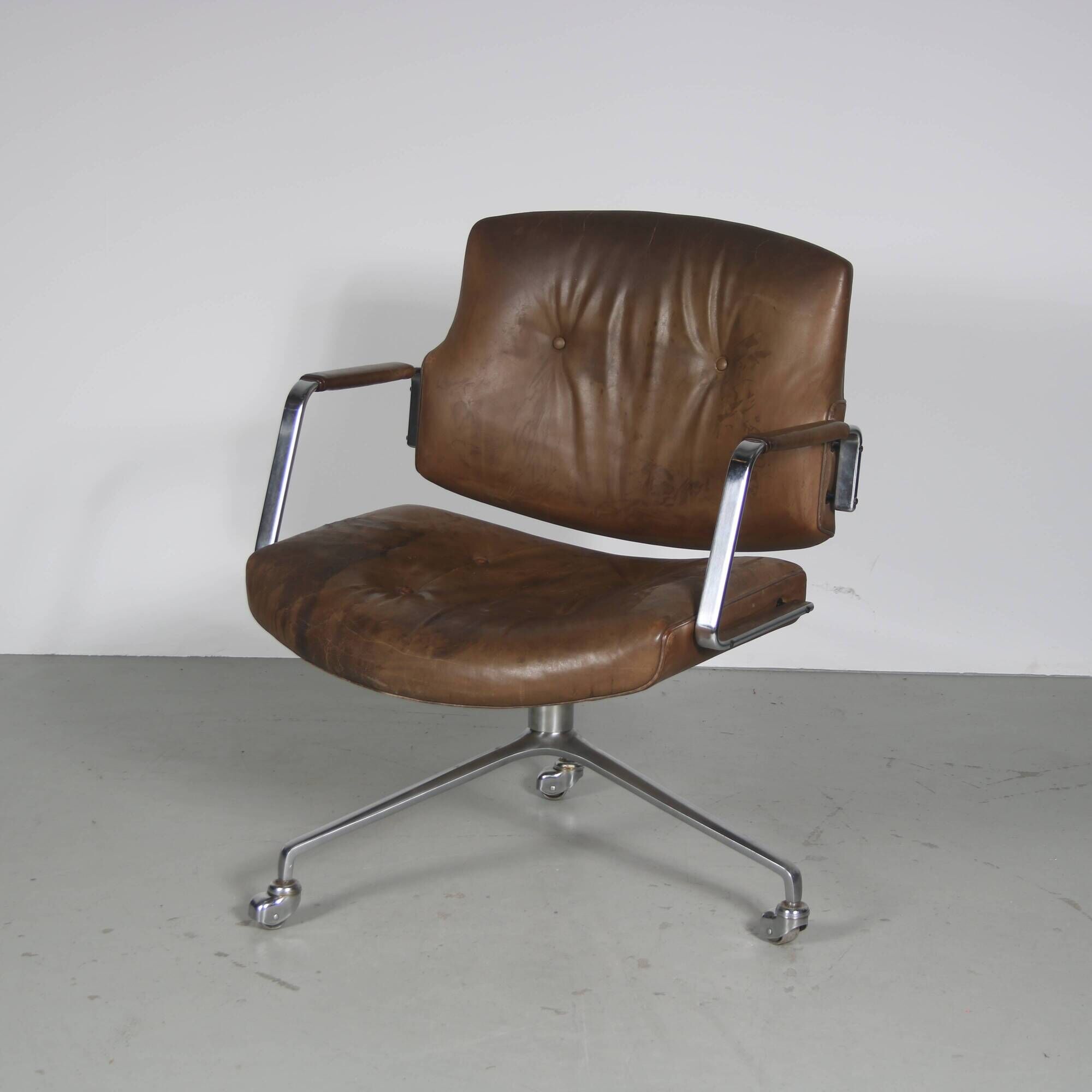 Conference Chair by Preben Fabricius & Jorgen Kastholm for Kill International, Denmark 1970