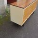 Enfilade strafor brun clair a rideaux buffet bas