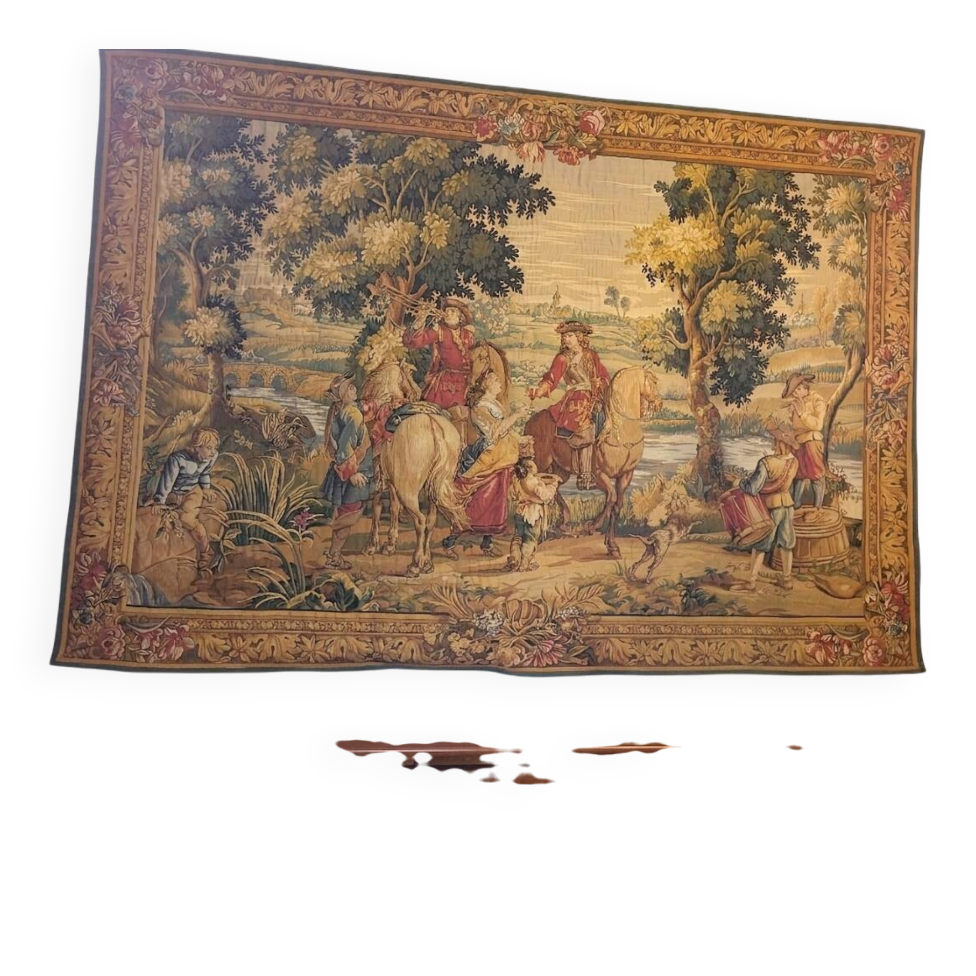 Halluin Tapestry - "The King's Horn Players" - Jules Pansu (180 x 260 cm)