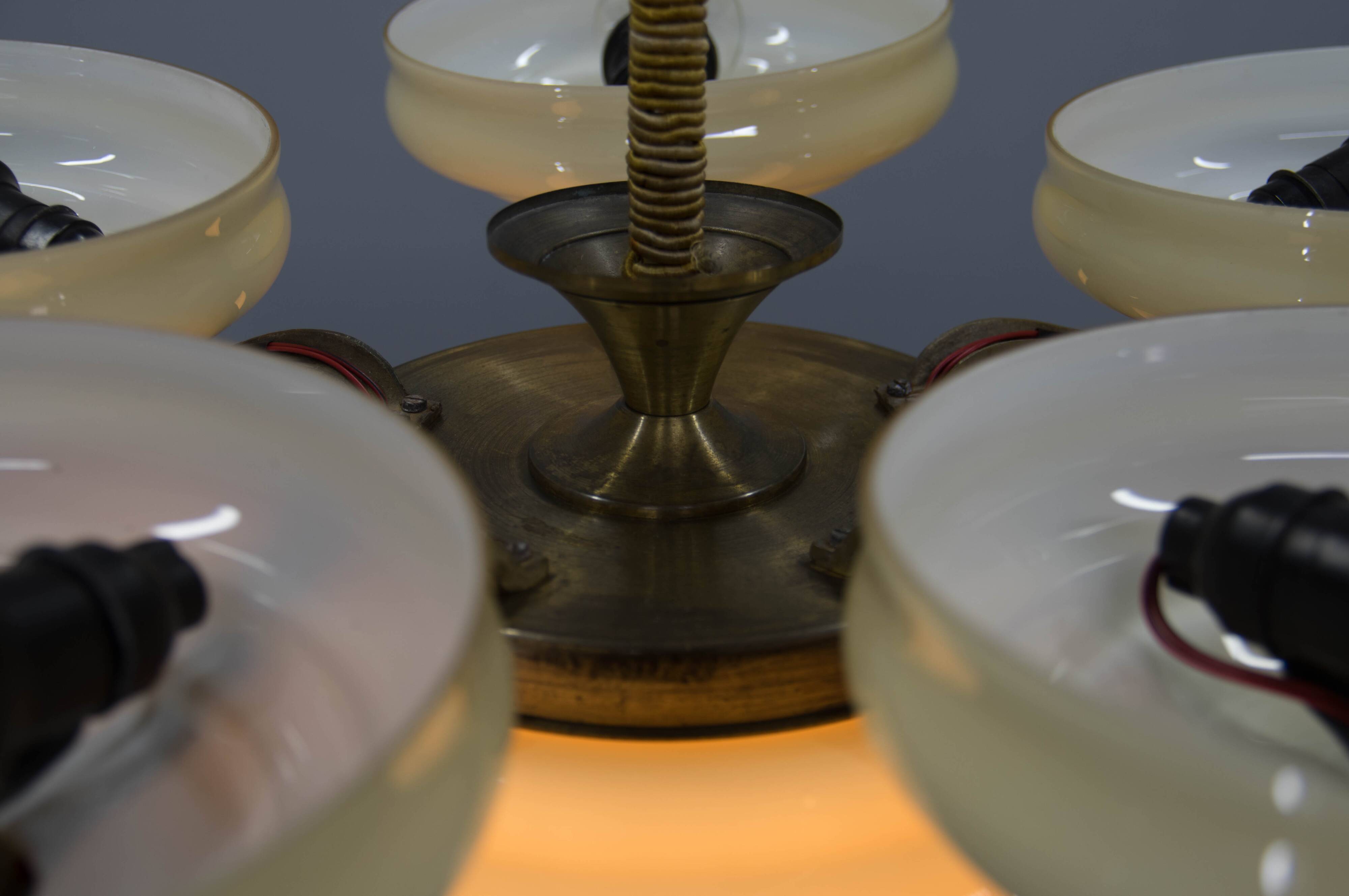 Art Nouveau Chandeiler, 1920s