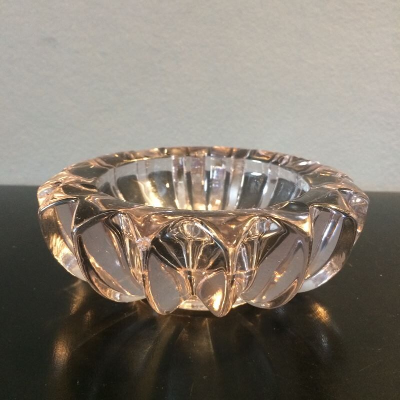 Crystal Art Deco ashtray
