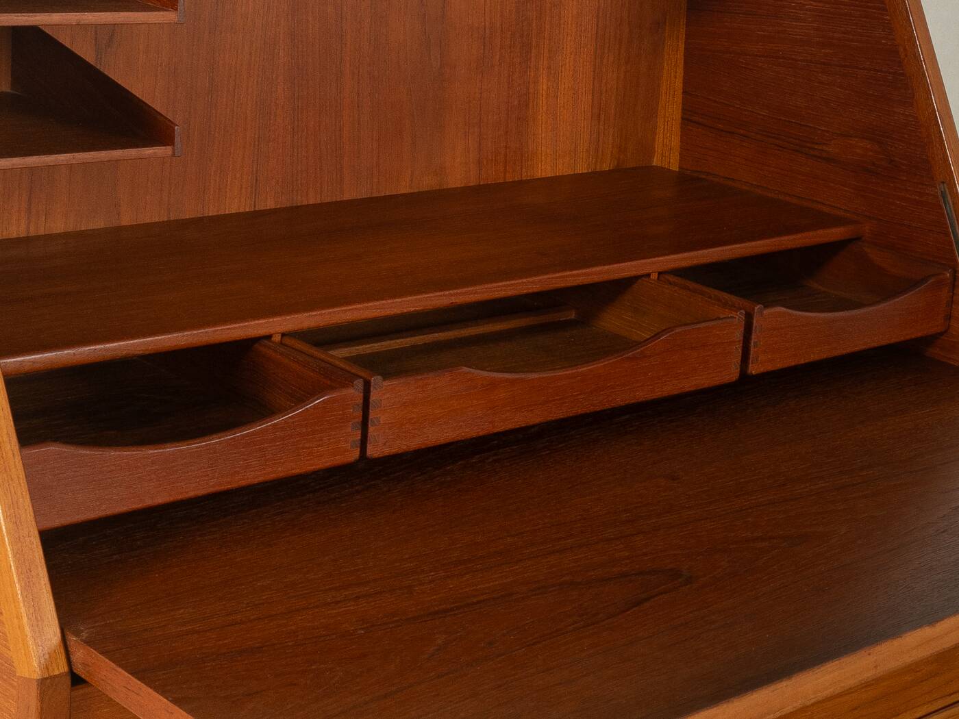 HJN Møbler secretary by Nils Jonsson (1960s, teak, restored)