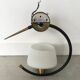 Arlus House Applique - Brass and Black Metal - 1950