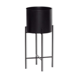 Hübsch metal pedestal pot cover