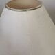 Vintage Brass Table Lamp with Fabric Shade, Mid-Century Bedside Light