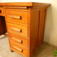 Massive oak desk