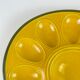Ceramic yellow egg plate/display with hen, 20th century