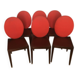 6 "Valentine" chairs – Jean-Charles de Castelbajac Ligne Roset