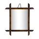 Old wooden mirror