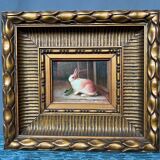 Painting signed "Rabbit".