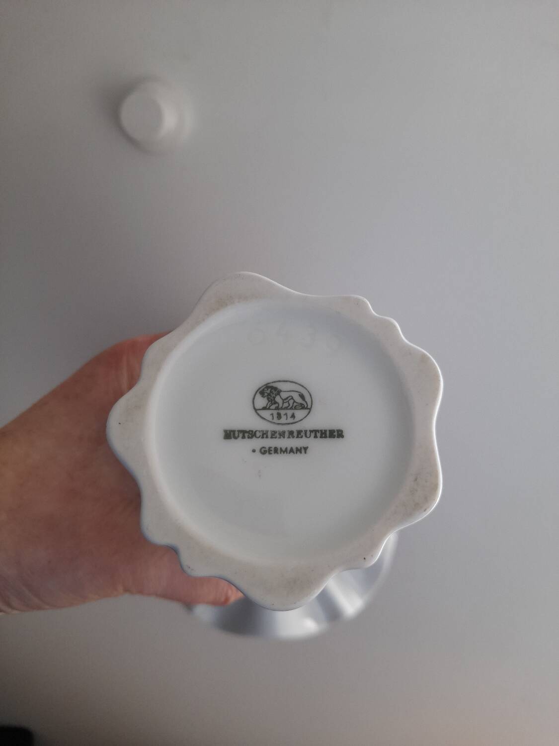 Hutschenreuther white porcelain vase