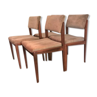 4 scandinavian chairs by Thonet 1960