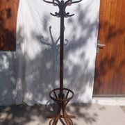 wooden parrot coat rack, bistro, vintage