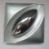 Pair of futuristic UFO wall lights