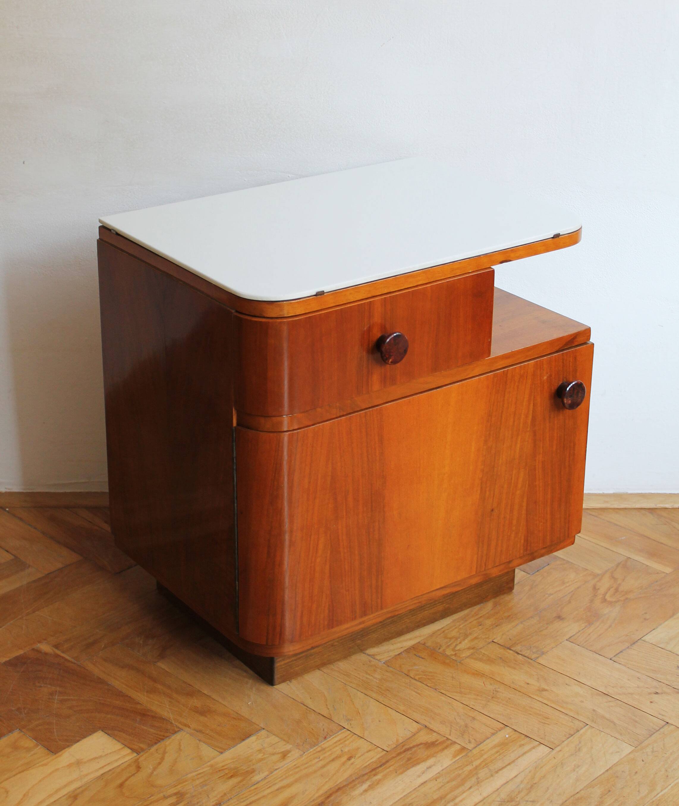 Pair of 1950s bedside tables