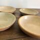 Vintage french stoneware ceramics set – mineral earth