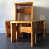 4 stools Les Arcs, 1960