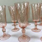 8 vintage Rosaline flutes