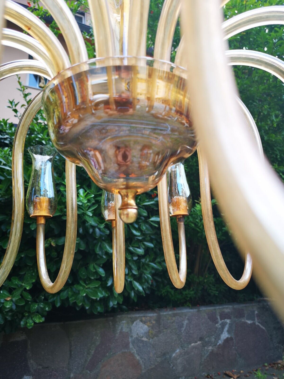 De majo murano sixteen arm chandelier 1950/60