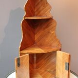 Corner Louis XV marquetry shelf