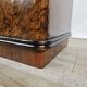 1940 Art Decò nightstands in walnut with door and shelf