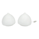 Pair of Czech Opaline Glass Sculptural Table Lamps, 1970s