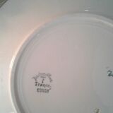 Assiettes Badonvillier Congo France.