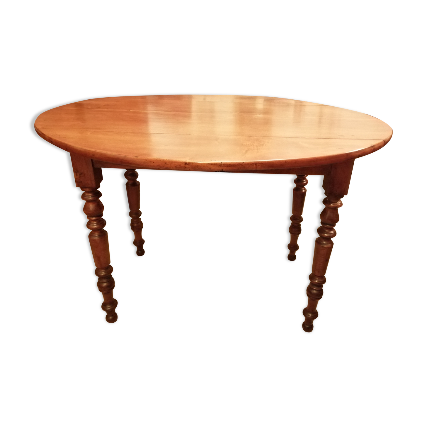 Table ronde noyer