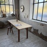 Pine and oak farmhouse table 2m