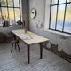 Pine and oak farmhouse table 2m