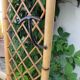 Vintage rattan wardrobe