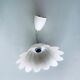 Suspension fleur en verre