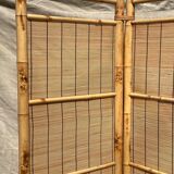 Screen bamboo rattan 1970