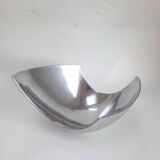 Asymmetrical aluminium fruit dish from the 90s.