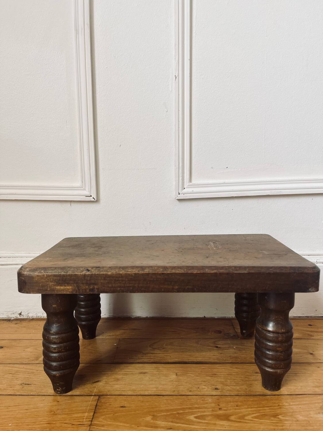 Low stool in old wood