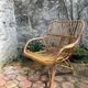Vintage rattan armchair