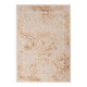 Vintage cream and brown Persian-style carpet in wool.