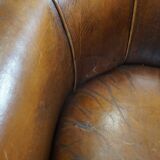 Club armchair in sheepskin, Joris