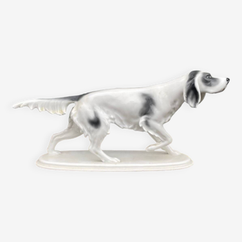 Pfeffer Porcelaine Figurine Chien de Chasse