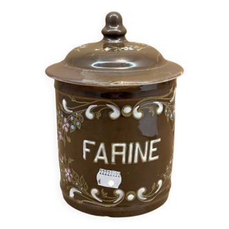 Pot marron "Farine"