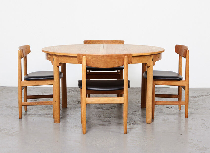Oresund extandable dining table by Borge Mogensen for Karl Andersson & Soner 1955