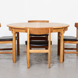 Oresund extandable dining table by Borge Mogensen for Karl Andersson & Soner 1955