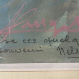 Stunning painting "Bouquet of country flowers" signed framed