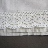Old sheet - embroidery: 260x210cm