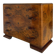 Walnut burl commode, Italian Art Deco, 1940s.