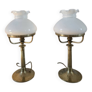 Paire de lampes anciennes