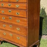 Semainier with support height in Mahogany