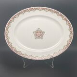 Plat ovale en porcelaine Limoges collab Bernardaud